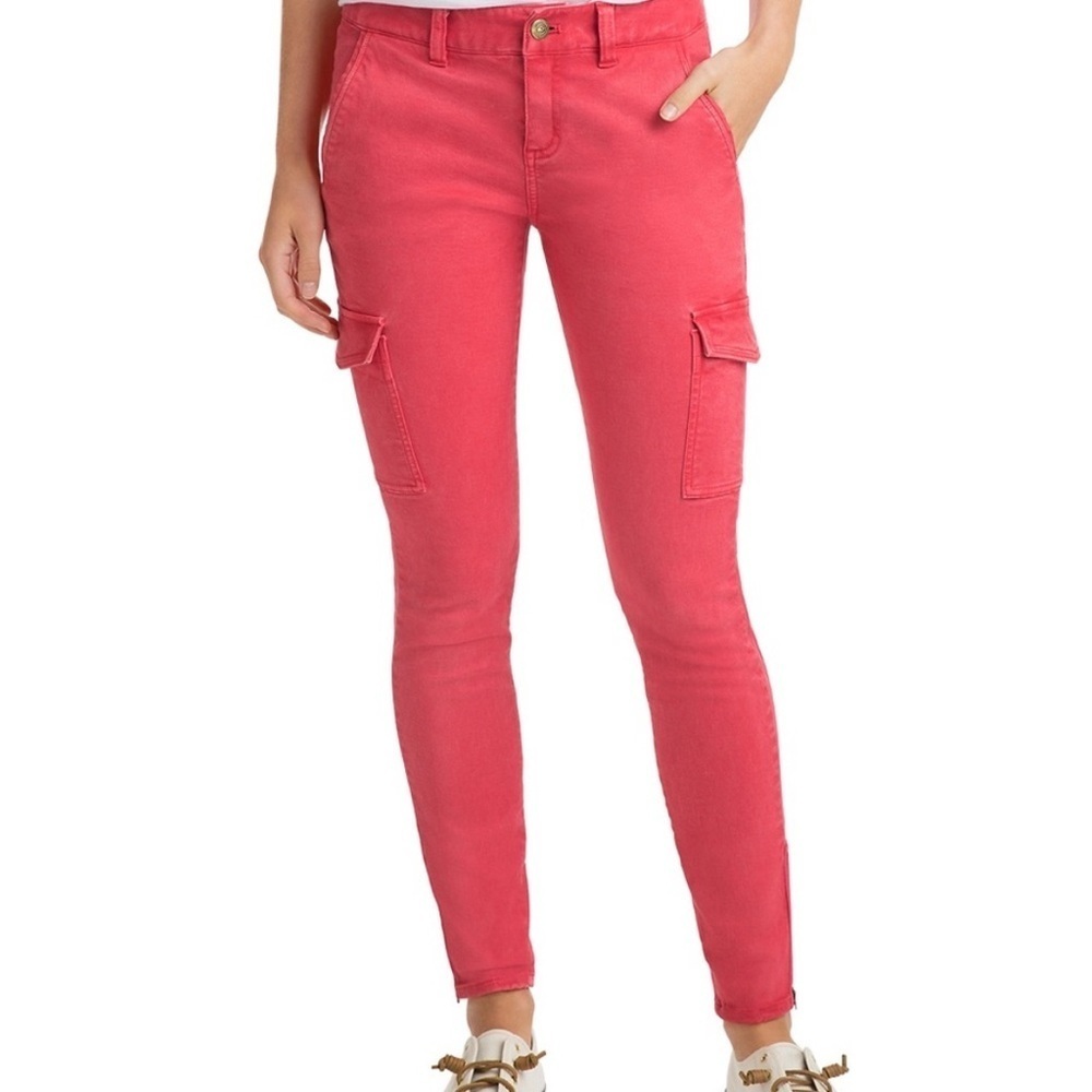 Vineyard Vines Garment Dyed Skinny Utility Pants size 0